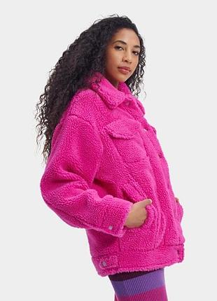 Женская куртка-тедди | frankie sherpa trucker jacket