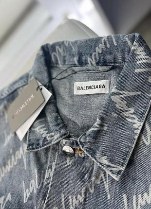 Джинсовий піджак баленсіага balenciaga монограм4 фото