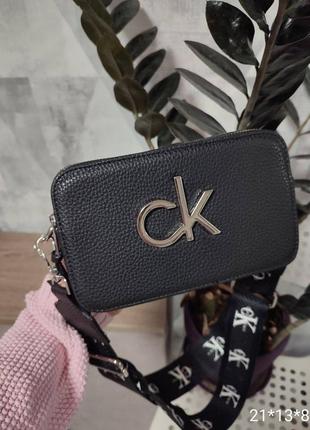 Сумка шкіряна брендова чорна