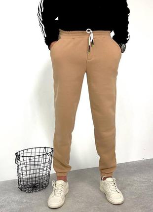 Утеплені штани джоггери, трьохнитка на флісі турция7 фото