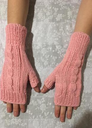 Продам митенки рукавички без пальцев4 фото