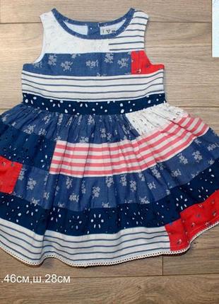 Платье next 12-18мес