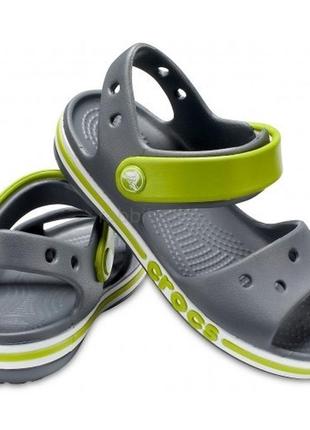 Босоножки сандалии детские крокс оригинал crocs kids bayaband sandal1 фото