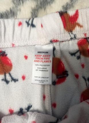 Жіноча тепла комбінована піжама8 фото