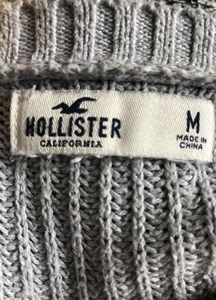 Плетений светр кофта вязаный свитер hollister3 фото