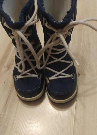 Стёганые сапоги,ботинки  луноходы moon boot quilted 28-29р3 фото