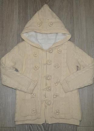 Кардиган с капюшоном для девочки