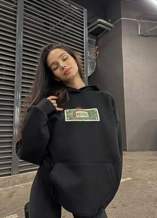 Худи с банкнотой долларовa i'm done