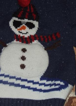 Кофта светр хлопчику новорічний 3 роки3 фото