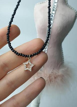 Чокер з чеського скла