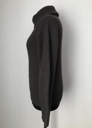 Теплый (в том числе альпака шерсть) коричневый свитер от axiome woman, сделан в италии, размер l2 фото