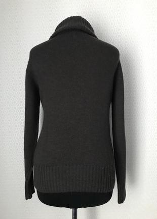 Теплый (в том числе альпака шерсть) коричневый свитер от axiome woman, сделан в италии, размер l3 фото
