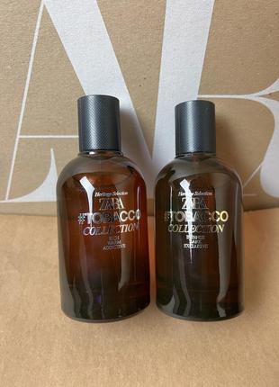 Набор мужских духов из двух флаконов tabacco zara