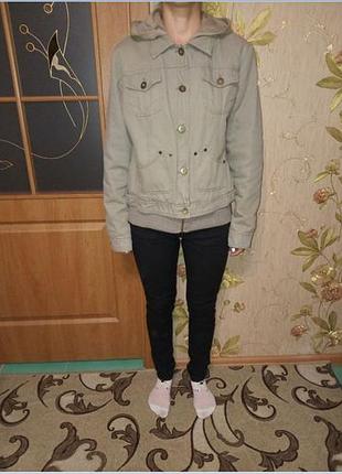 Ветровка джинсовая утеплённая коттон 100% leisure womans