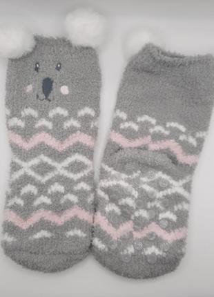 Шкарпетки плюшеві шкарпетки 2-3 роки р. 23-26 з гальмами