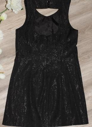 Серебисто-чорне плаття5 фото