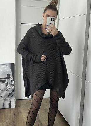 Свитер шерсть мохер oversize