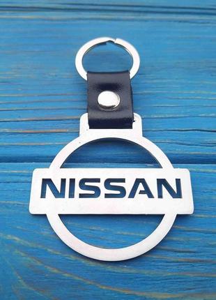 Автомобильный брелок nissan, брелок металлический ниссан1 фото