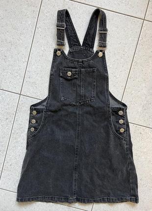 Джинсовий сарафан zara denim 164см xs4 фото