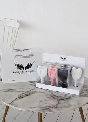 Tangle angel 2.0 gloss white pink - розчіска-ангел7 фото