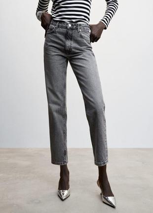 Серые, французские, джинсы, прямые, kaporal,1 фото