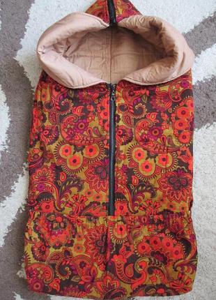 Конверт кокон одеяло трансформер для малышей