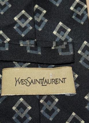 Галстук шелковый yves saint laurent7 фото