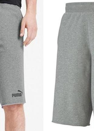 Шорти з террі-флісу (махра) чоловічі  розмір xl  puma essentials+ men's shorts оригінал