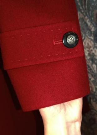Шикарное теплое пальто на подкладке с капюшоном австрия / шерсть / большого размера / батал6 фото