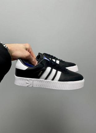 Кроссовки adidas samba rose &gt;black white’ кроссовки6 фото