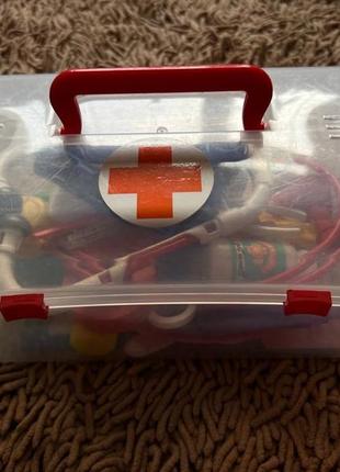 Халат «доктор плюшева», медичний набір іграшкових інструментів9 фото