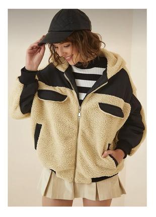 Жіноча курточка з хутром teddy8 фото