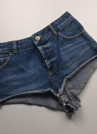 Крутые мини шорты topshop moto джинсовые xs