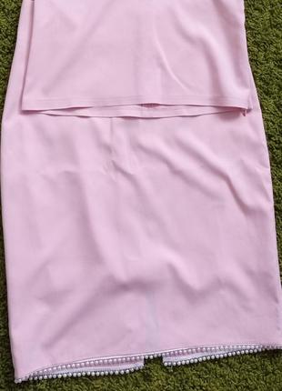 Летний розовый костюм