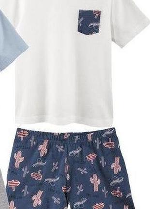 Lupilu пижама летняя футболка и шорты, 86-92 см