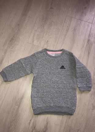 Кофта туніка adidas 6-9m , лосіни легінси kiabi