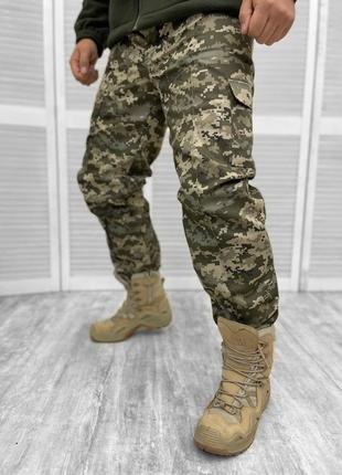 Зимние военные штаны пиксель (код 12360)3 фото