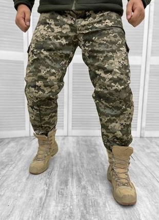 Зимние военные штаны пиксель (код 12360)