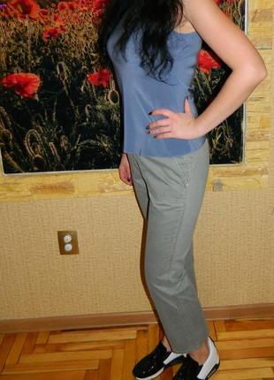 Штаны брюки джинсы женские цвет светлая оливка размер 46-48 old navy.8 фото