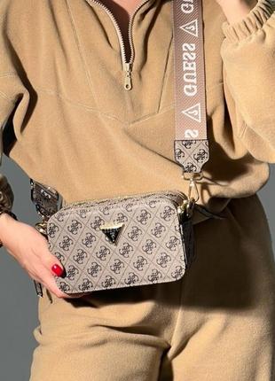 Сумка guess snapshot grey