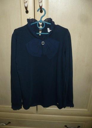 Гольф блуза синяя школьная 152р