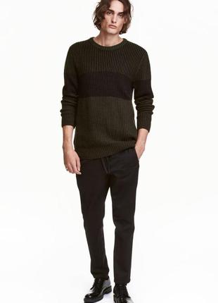 Штани джогери slim fit h&m