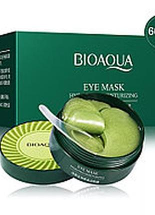 Гидрогелевые патчи для глаз с зеленым турмалином bioaqua hydrating moisturizing eye mask
