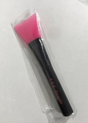 Силиконовая кисточка-шпатель для нанесения масок coringco coc brush black pink pack brush1 фото