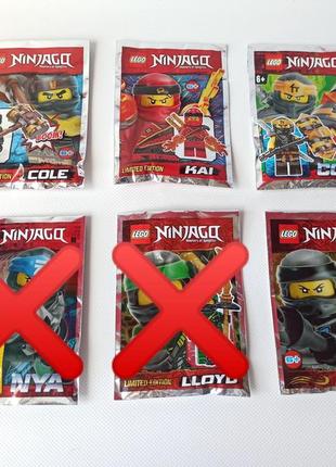 Міні лего фігурки ніндзяго. ninjago. lego.