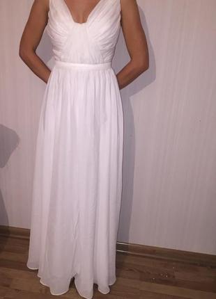 Сукня біле плаття весільне вечірнє