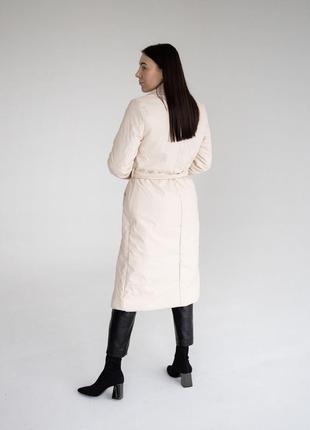 Зимове жіноче пальто-тренч5 фото