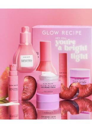 Glow recipe hey you, you’re a bright light brightening set сироватка з вітаміном с та зволожуючий крем набір10 фото