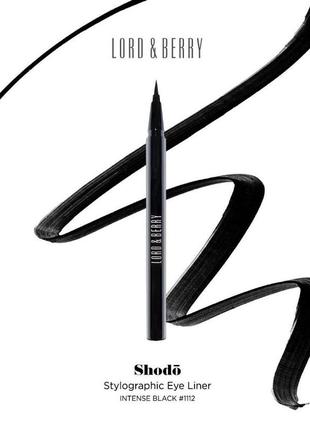 Лайнер підводка для очей lord &amp; berry stylographic eyeliner — колір shodo