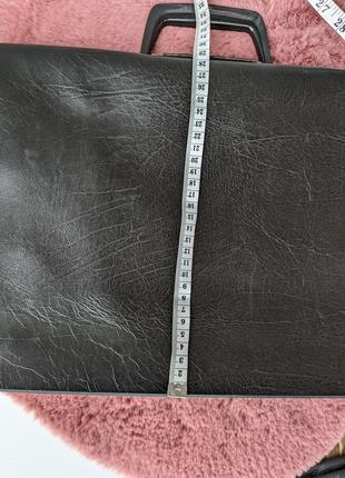 Класичний чоловічий портфель для документів, ноутбука